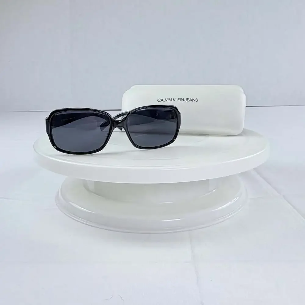 Calvin Klein R6075 Sunglasses Black with Hard Case